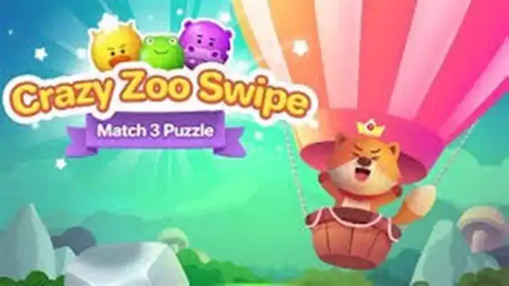 Crazy Zoo Swipe 3 banner