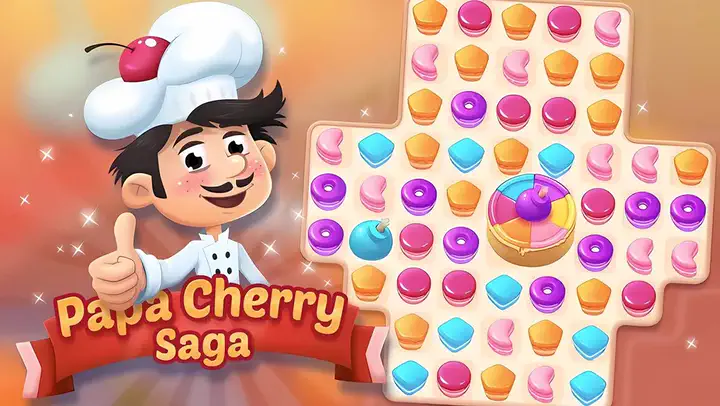 Papa Cherry Saga banner